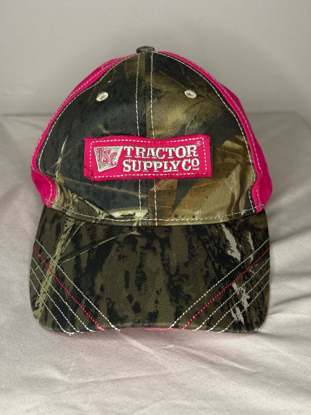 Tractor Supply Camo Pink Baseball Cap